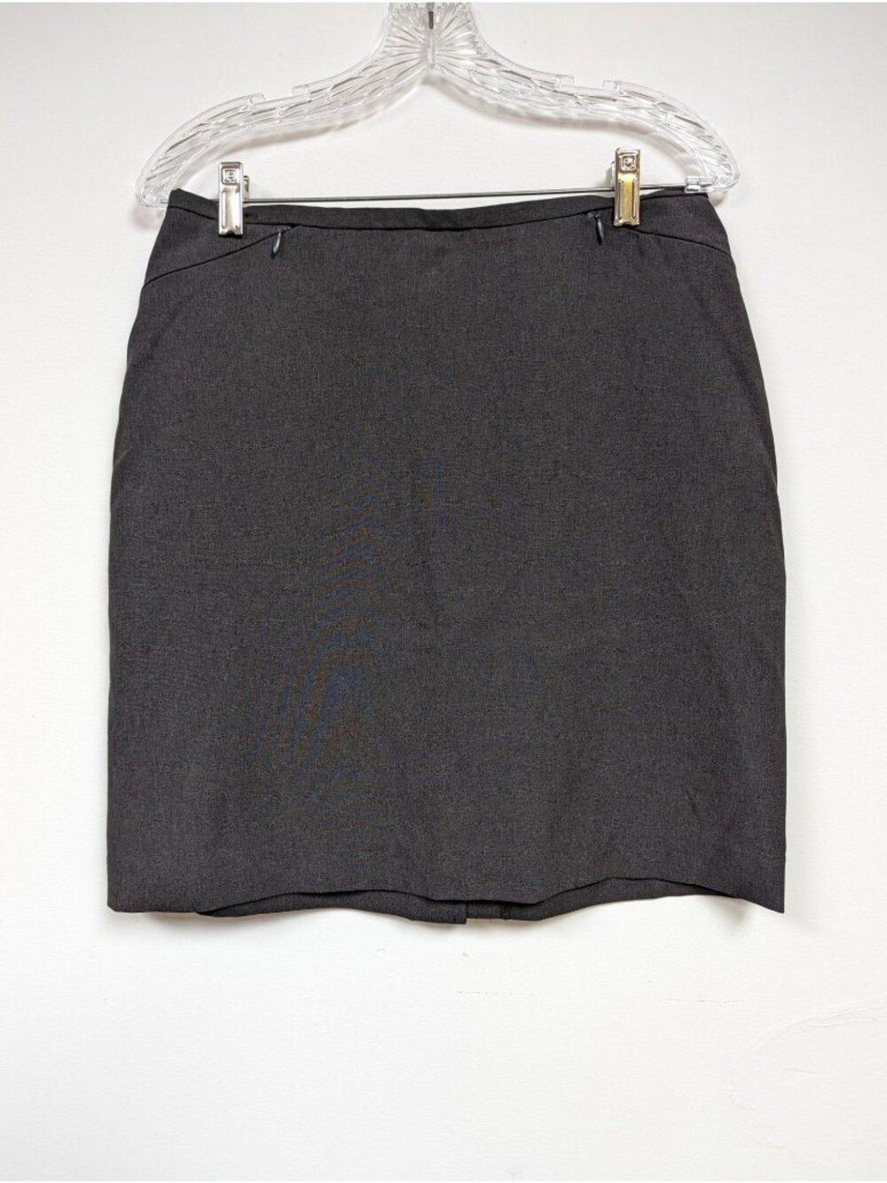 New York and Company Gray Modest Skirt Size 8 Pencil